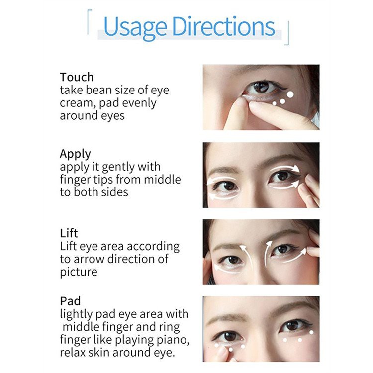 hhow to use of eye cream