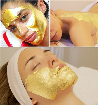 금박지, 피부 관리와 고급 장식 프로젝트에 좋은 제품입니다.