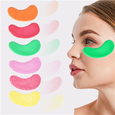 아이 마스크 아래의 맞춤형 로고